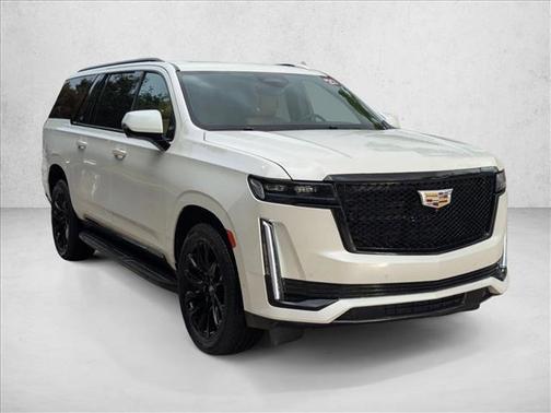 Crystal White Tricoat 2021 Cadillac Escalade ESV Sport