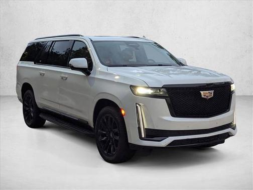 Crystal White Tricoat 2021 Cadillac Escalade ESV Sport