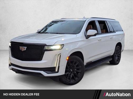 Crystal White Tricoat 2021 Cadillac Escalade ESV Sport