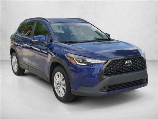 Blue Crush Metallic 2022 Toyota Corolla Cross LE
