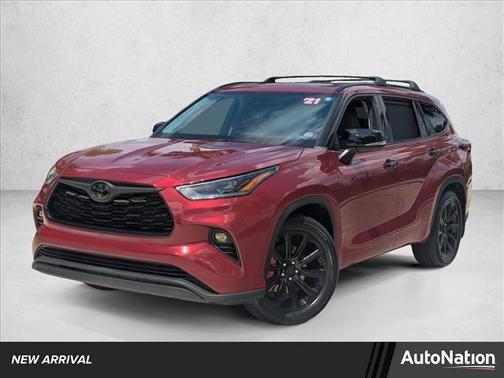 Ruby Flare Pearl 2021 Toyota Highlander XLE