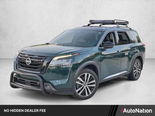 Obsidian Green Pearl 2023 Nissan Pathfinder Platinum 4WD