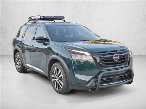Obsidian Green Pearl 2023 Nissan Pathfinder Platinum 4WD