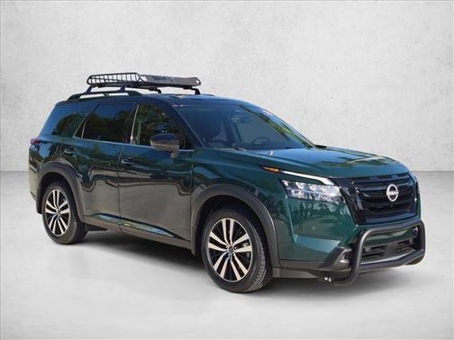 Obsidian Green Pearl 2023 Nissan Pathfinder Platinum 4WD