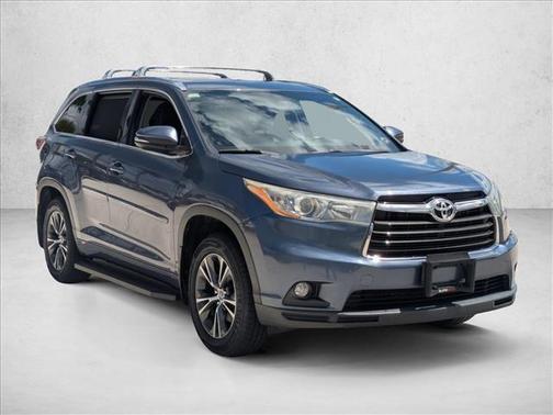 Shoreline Blue Pearl 2016 Toyota Highlander XLE