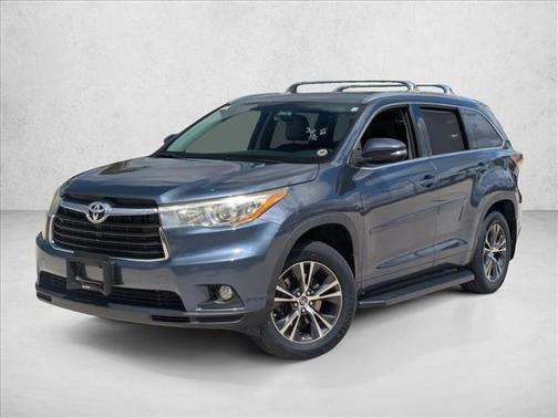 Shoreline Blue Pearl 2016 Toyota Highlander XLE