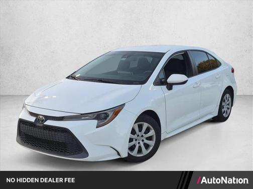 Super White 2020 Toyota Corolla LE