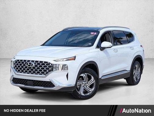 Serenity White Pearl 2023 Hyundai SANTA FE SEL 2.4