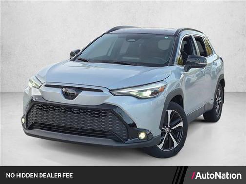 Sonic Silver/Jet Black 2023 Toyota Corolla Hybrid SE