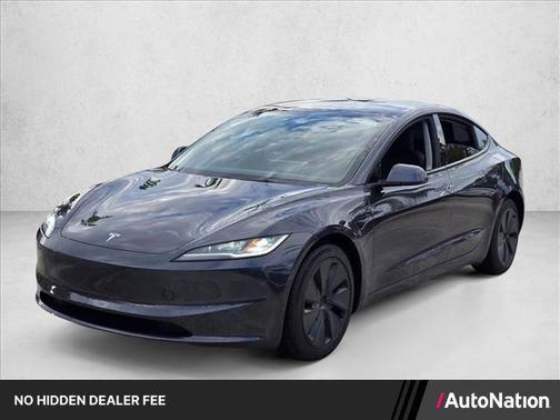 Stealth Grey 2025 Tesla Model 3 Long Range