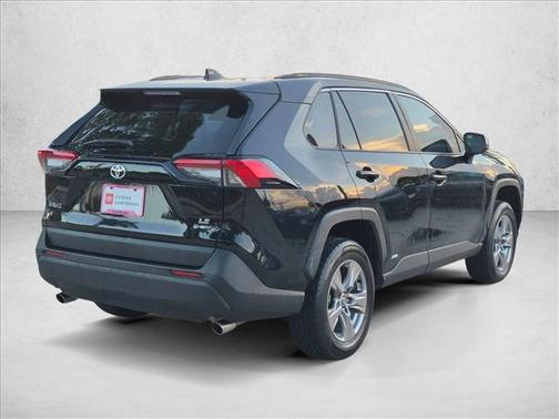 Midnight Black Metallic 2025 Toyota RAV4 Hybrid LE