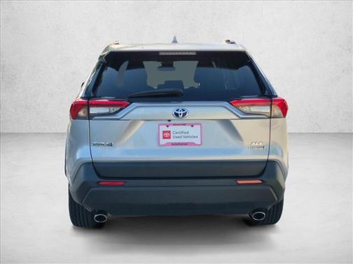 Silver/Gray 2021 Toyota RAV4 Hybrid XLE