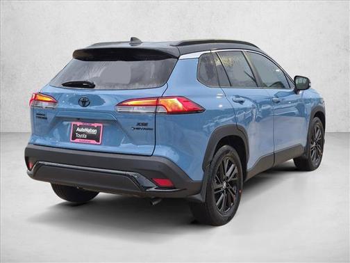 Cavalry Blue/Jet Black 2026 Toyota Corolla Cross Hybrid XSE