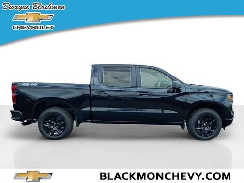 Black 2026 Chevrolet Silverado 1500 Custom