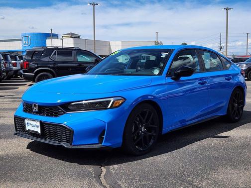 Blue Lagoon Pearl 2025 Honda Civic Sport