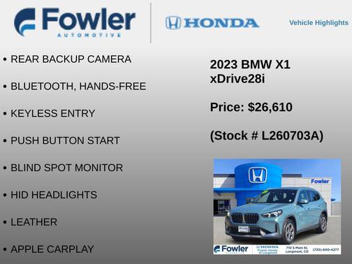 Green Metallic 2023 BMW X1 xDrive28i