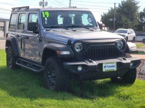 Billet Silver Metallic Clearcoat 2019 Jeep Wrangler Unlimited Sport