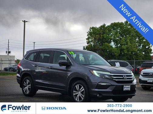 Modern Steel Metallic 2018 Honda Pilot EX