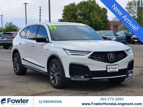 Platinum White Pearl 2025 Acura MDX A-SPEC