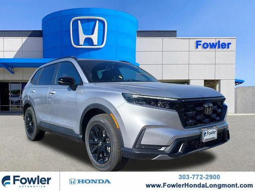 Solar Silver Metallic 2026 Honda CR-V Hybrid Sport-L AWD
