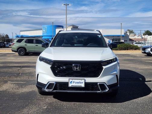 Platinum White Pearl 2026 Honda CR-V Hybrid Sport Touring AWD