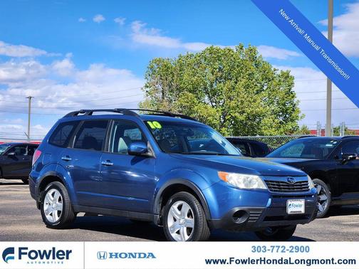 Newport Blue Pearl 2010 Subaru Forester 2.5 X Premium