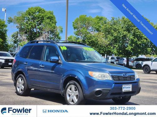 Newport Blue Pearl 2010 Subaru Forester 2.5 X Premium