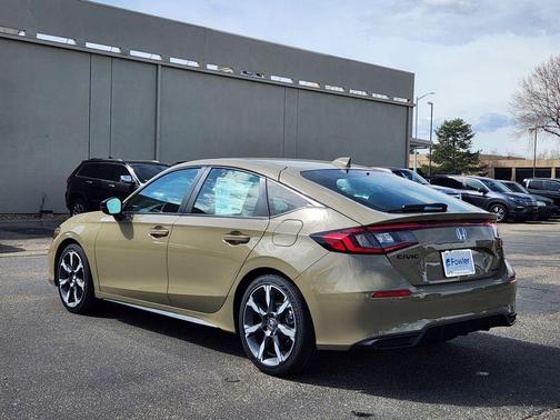 Sand Dune Pearl 2026 Honda Civic Hybrid Sport Touring