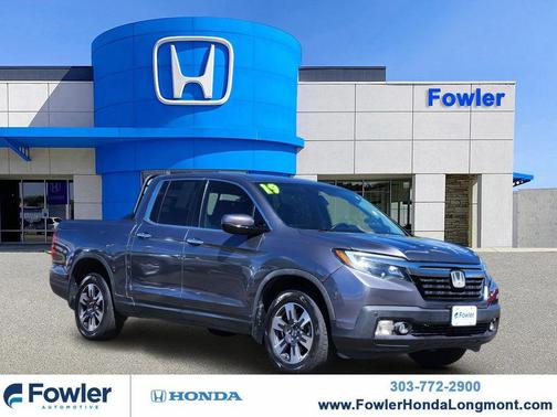 Modern Steel Metallic 2019 Honda Ridgeline RTL-E