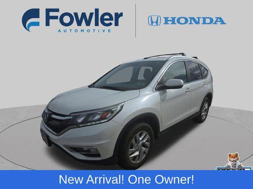 White 2015 Honda CR-V EX-L