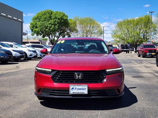 Radiant Red Metallic 2024 Honda Accord EX