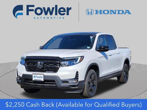 Platinum White Pearl 2026 Honda Ridgeline Black