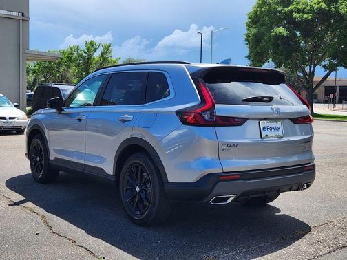 Solar Silver Metallic 2025 Honda CR-V Hybrid Sport AWD