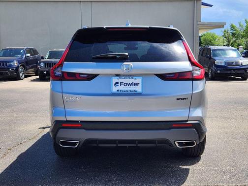 Solar Silver Metallic 2025 Honda CR-V Hybrid Sport AWD