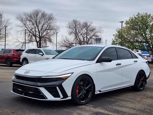 Atlas White 2025 Hyundai ELANTRA N Base