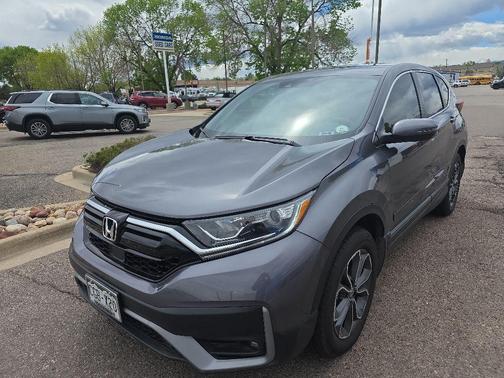 Sonic Gray Pearl 2021 Honda CR-V AWD EX