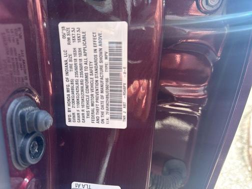 Maroon 2018 Honda CR-V EX-L