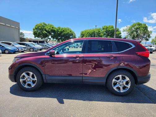 Maroon 2018 Honda CR-V EX-L