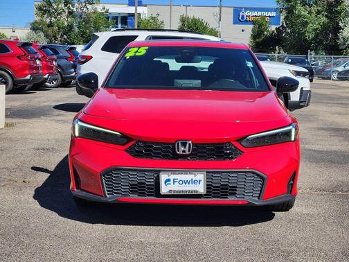 Rallye Red 2025 Honda Civic Hybrid Sport Touring