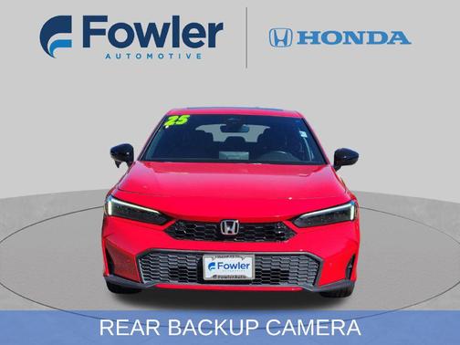 Rallye Red 2025 Honda Civic Hybrid Sport Touring