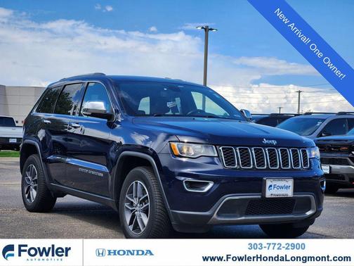 True Blue Pearlcoat 2018 Jeep Grand Cherokee Limited