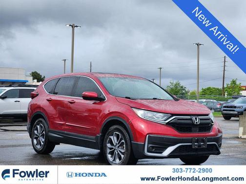 Radiant Red Metallic 2021 Honda CR-V AWD EX