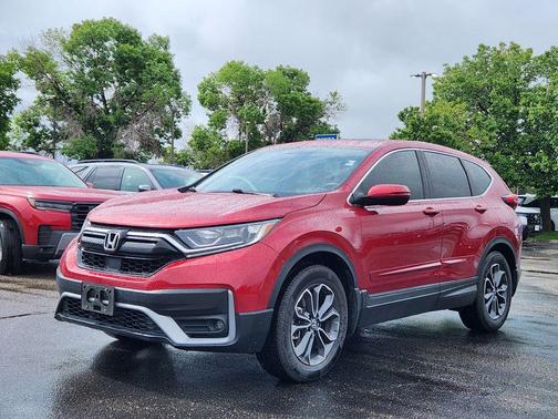 Radiant Red Metallic 2021 Honda CR-V AWD EX