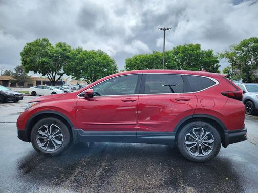 Radiant Red Metallic 2021 Honda CR-V AWD EX