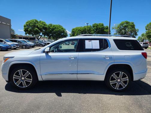 White Frost Tricoat 2019 GMC Acadia Denali