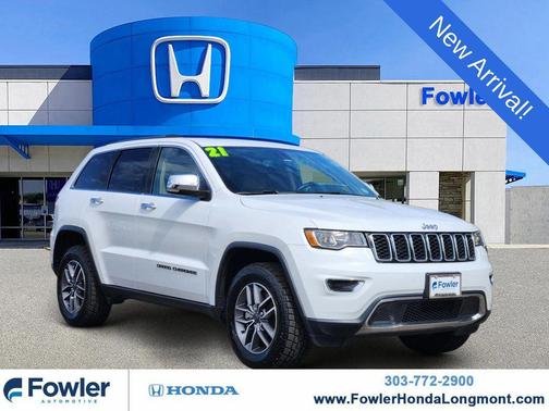 Bright White Clearcoat 2021 Jeep Grand Cherokee Limited