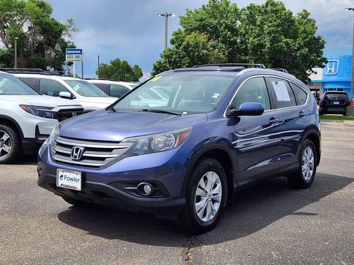 Blue 2014 Honda CR-V EX-L