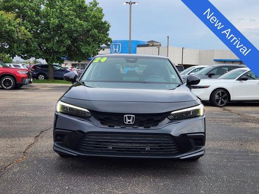 Crystal Black Pearl 2024 Honda Civic LX