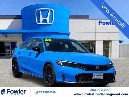 Blue Lagoon Pearl 2025 Honda Civic Sport