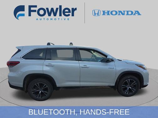 Blizzard Pearl 2019 Toyota Highlander Hybrid LE